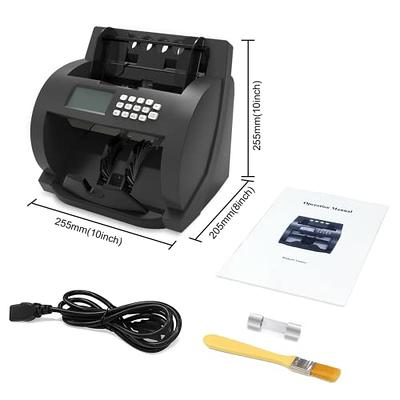 Aneken Money Counter Machine with Value Count, Dollar, Euro  UV/MG/IR/DD/DBL/HLF/CHN Counterfeit Detection Bill Counter, Add and Batch  Modes, Cash