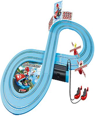 Carrera First Mario Kart Beginner Slot Car Racing Track Set - Blue