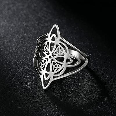  TEAMER Witches Knot Bracelet Stainless Steel Celtic