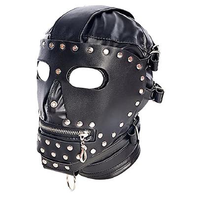 Leather Masquerade Face Hood Masks, Funny Breathable Full Head Mask Party  For Carnival Halloween Costume Cosplay Masks - Yahoo Shopping