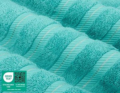 Chakir Turkish Linens 100% Cotton Premium Turkish Towels for Bathroom |  35'' x 70'' (1-Piece Bath Sheet, Wedgewood)