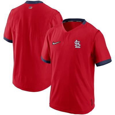 Men's Mitchell & Ness St. Louis Cardinals Legend Slub Henley Red