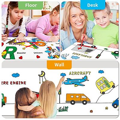 Drawing Roll for Kids Children's with 12 Colored Pencils Coloring Paper  Roll