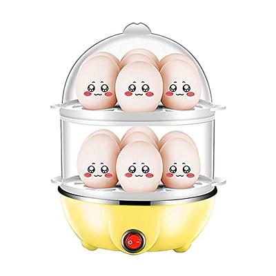 Asixxsix Rapid Egg Cooker, 7 Egg Capacity Electric Egg Boiler with Auto  Shut Off Egg Maker