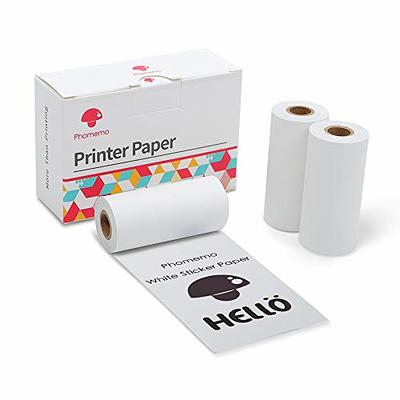 Transparent Printer Paper Adhesive Sticker Printer Rolls for Phomemo T02  M02 M03