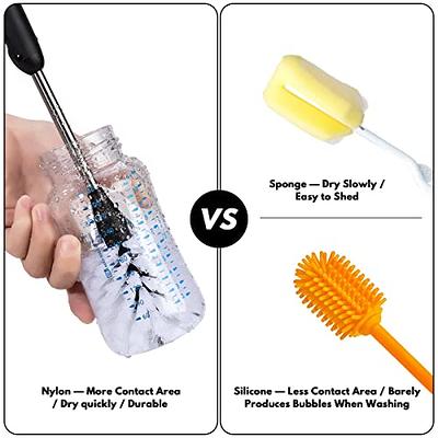 4pcs Electric Silicone Bottle Brush, Electric Bottle Brush Set With Baby Bottle  Brush Cleaner Rechargeable Baby Bottle Brush Cleaner