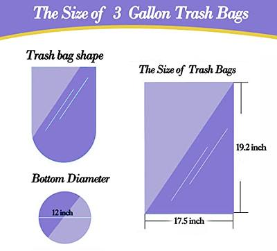  Teivio 1.3 Gallon 180 Counts Small Strong Trash Bags