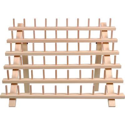 Dritz 60 Spools Wooden Thread Rack