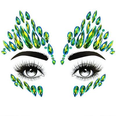 U-Goforst Face Gems Stick On - Green Face Jewels Stick On Halloween Ivy  Costume, Self Adhesive Glue Face Rhinestone Stickers Festival Makeup  Cosplay Dress Up Face Jewelry Accessories Women Grils - Yahoo