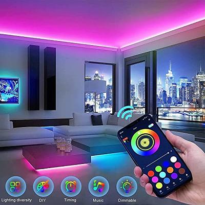 Govee LED Strip Lights, 32.8ft RGB LED Light Strip with Remote Control, 20  Colors and DIY Mode Color Changing Light Strip, Easy Installation LED  Lights for Bedroom, Ceiling, Kitchen, 2 Rolls of
