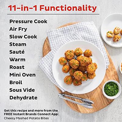 Instant Pot Pro Crisp 11-in-1 Air Fryer and Electric Pressure Cooker Combo  with Multicooker Lids that Air Fries, Steams, Slow Cooks, Sautés