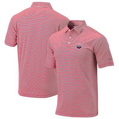 Atlanta Braves Columbia Omni-Wick Shotgun Polo - Red