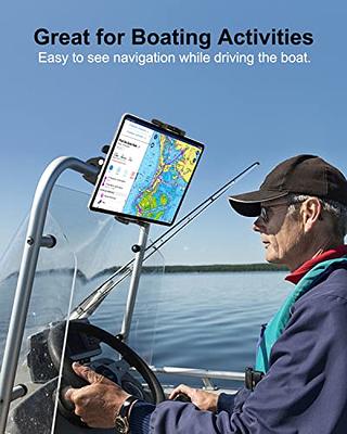 Boat Helm - Soporte para tableta, soporte para iPad de poste marino, barra  de mango de barco con rotación de 360° para iPad Pro 12.9 Air Mini, Galaxy