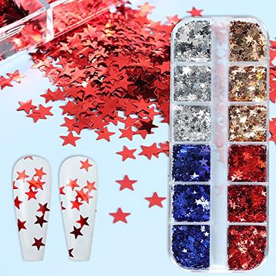 Nail Art Rhinestones Kit, Multi Shape Flatback Crystal Nail Rhinestones,  Gold Silver Pearls 3D Flower Nail Rhinestone with Storage Organizer Box/Wax