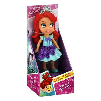 Mattel Disney Princess Ariel Fashion Doll, Sparkling Look with  Red Hair, Blue Eyes & Tiara Accessory : Toys & Games