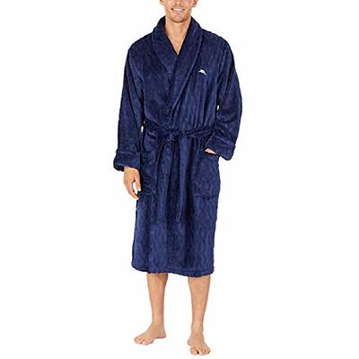 Tommy Bahama Men's Plush Robe (Blue, S/M) - Yahoo Shopping