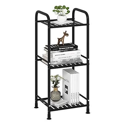 IRIS White 2-Tier Storage Organizer Shelf with Footboard 596032