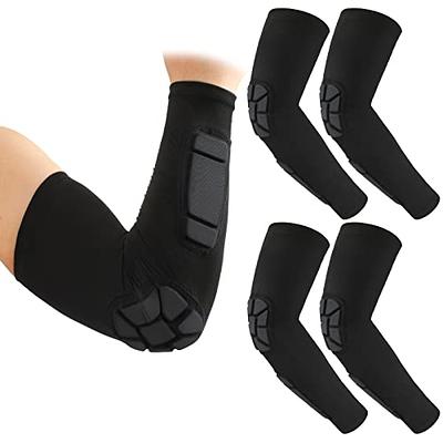Padded Elbow Arm Sleeves For Basketball Football Volleyball Youth & Adult  Size