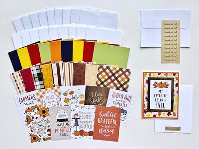 Card Making Kit For Kids & Adults, Diy Greeting Cards Fall Thanksgiving -  Yahoo Shopping