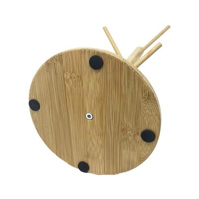 Wood Mug 001-Tea Cup Bamboo Holder 6 Hooks Mug Holder Countertop