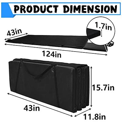 Baseball Sliding Mat Softball Sliding Mat 10x3.6FT Slide Rite Mat for Kids  Learning Portable Foldable Sports Exercise Mat 1.7 inch Thick Home Gym