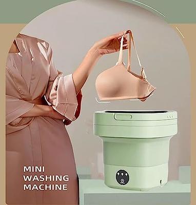 Portable Mini Washing Machine, Ultrasonic Turbine Washer Portable Washing  Machine Portable Bucket Washer for Underwear Socks Baby Clothes(green) -  Yahoo Shopping