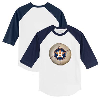 Lids Atlanta Braves Tiny Turnip Youth Triple Scoop Raglan 3/4 Sleeve  T-Shirt - White/Black