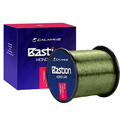 Calamus Bastion Monofilament Fishing Line - Strong Abrasion Resistant Mono  Line, 8LB 700Yard 0.26mm- Green - Yahoo Shopping