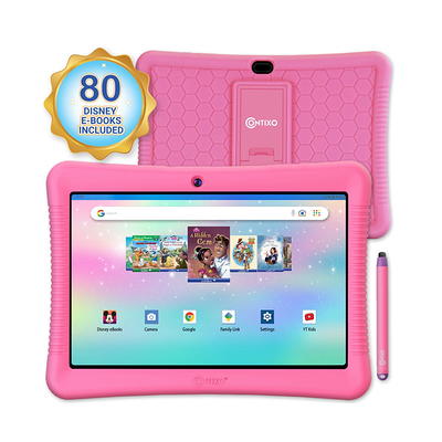  Veidoo Kids Tablet, 7 inch Android Tablet for Kids 2GB Ram  32GB Storage, Toddler Tablet with IPS Screen, Parent Control, Bluetooth,  WiFi, Kid-Proof case with Kickstand, Learning (Light Pink) 