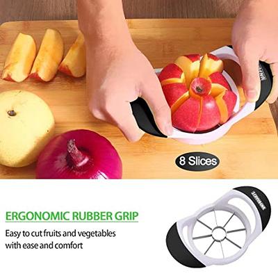 High Quality 12-Blade Extra Large Apple Cutter Slicer,Stainless Steel  Ultra-Sharp Fruit Corer Slicer Tools Kitchen Accessories