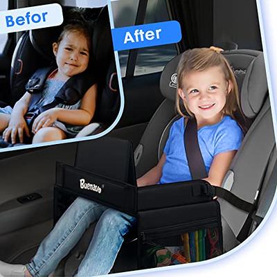 BUENAVO [New Version] Car Seat Organizer Kids Travel Tray for Kids Toddlers  A