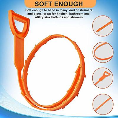 Dealenvy- Drain Snake Clog Remover - Hair Removal Tool used to Unclog