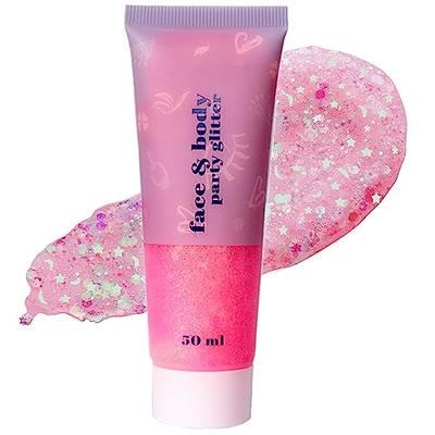 Body Glitter Gel 16 Color Sequins Glitter Gel Easy to Apply&Clean