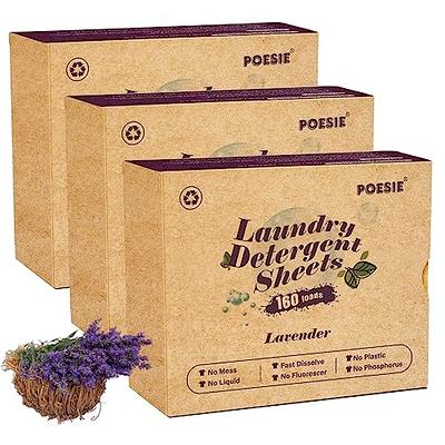 CLEARALIF Laundry Detergent Sheets Lavender 160 Loads