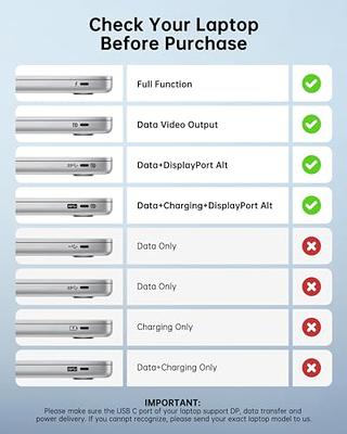 USB C Docking Station Triple Display, NOVOO 11 in 1 USB C Hub Dual