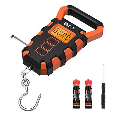 Portable Fishing Scale 50lb/22kg with 1M Tape Measure Hanging Hook Scale  Tool