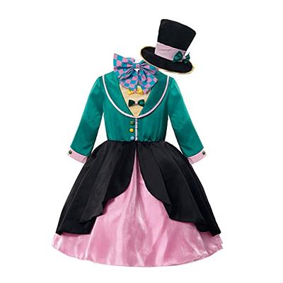 4E's Novelty Mad Hatter Costume Accessory Set for Adult Women Men