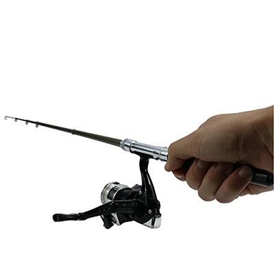 Lixada Fishing Rod Reel Combo Kit, 2.1m Telescopic Rods, 2pcs Spinning Reels, Hooks, Soft Lures, Barrel Swivels, Storage Bag Complete Fishing Set for
