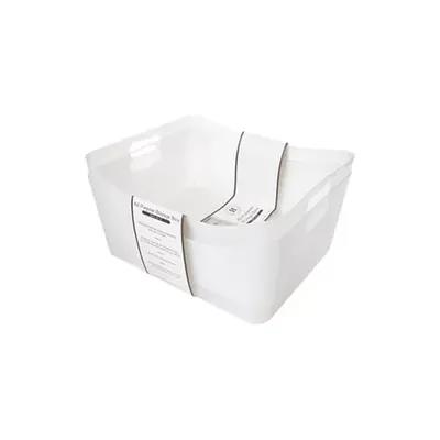 Large Plastic Storage Container Bins (Set of 2)