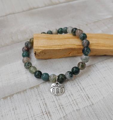 Tree Agate Rosary Tasbih With 925 Sterling Silver – Tasbeeh Collection