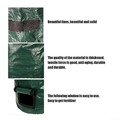 34/15 Gallon Garden Bag - Reuseable Heavy Duty Gardening Bags, Lawn Pool  Garden Leaf Waste Bag 