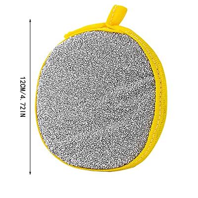 Thicken Kitchen Dish Towels, Hanging Circular Sponge, Thick Household Towel  With Strong Water Absorption