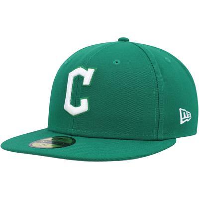 Atlanta Braves New Era White Logo 59FIFTY Fitted Hat - Kelly Green