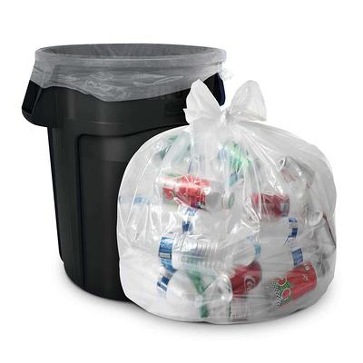 Plasticplace 12-16 Gal. Blue Recycling Bags with Symbol (Case of