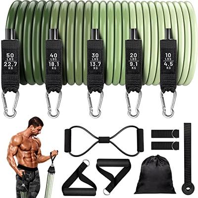 Resistance Bands, Exercise Workout Bands for Women and Men, 5 Set