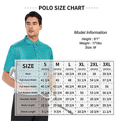 Damipow Premium Golf Shirts for Men Dry Fit Performance Polo Short