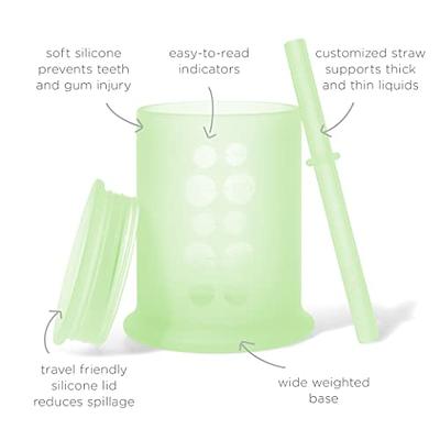 Lieonvis Silicone Sippy Cup Training for Baby 6 months+ Soft with Straw  Spill Proof Cups Toddlers Handles and Spout Lid Easy Grip,Toddler Training  Cup