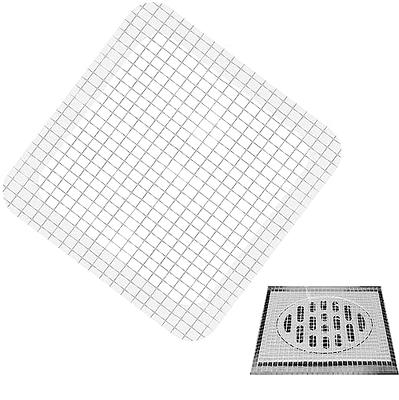 Disposable Hair Catcher Shower Drain Mesh Stickers, Cutable Shower Drain  Cover Hair Catcher for Any Length,Hair Stopper for Linear Shower Drain with