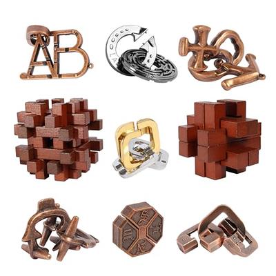 Metal Puzzles 3D-Brain-Teaser Toys: Cool Gadgets Stuff Box Puzzles Toy for  Kid Children Teen Adult, ADHD Tools Stress Relief Gift for Office Home