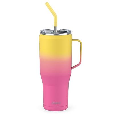 Zenbo 32 oz Insulated Tumbler with Handle Lid and Straw–Keep Drinks Cold up  to 24 Hours-Stainless St…See more Zenbo 32 oz Insulated Tumbler with